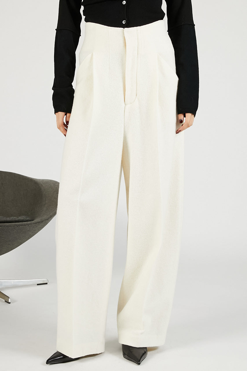 Wool Ring Curve Pants - 2025 WINTER