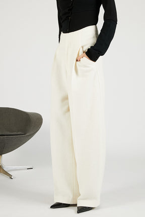 Wool Ring Curve Pants - 2025 WINTER