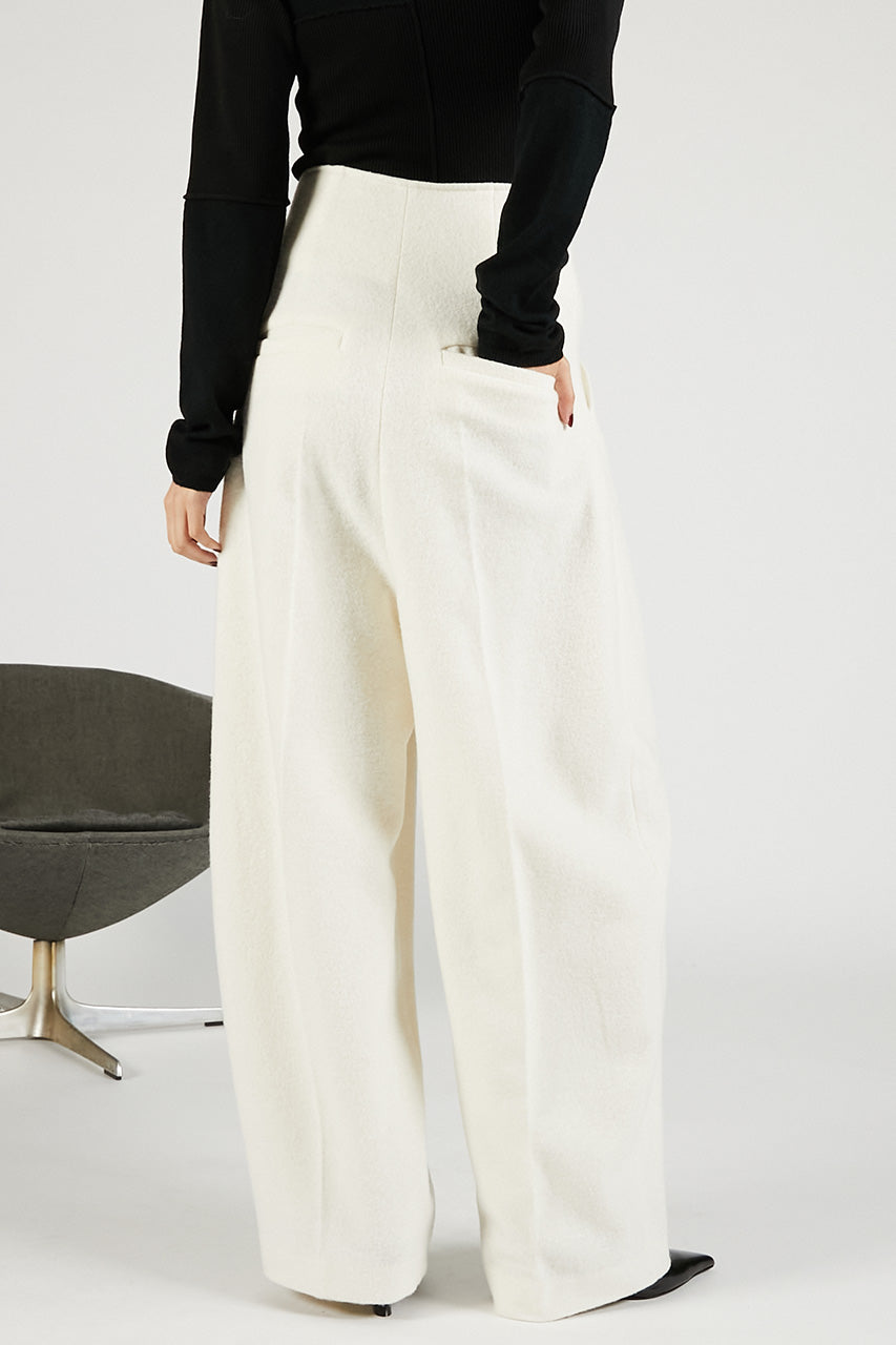 Wool Ring Curve Pants - 2025 WINTER