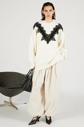 Lace-Line Over-Knit - 2025 WINTER