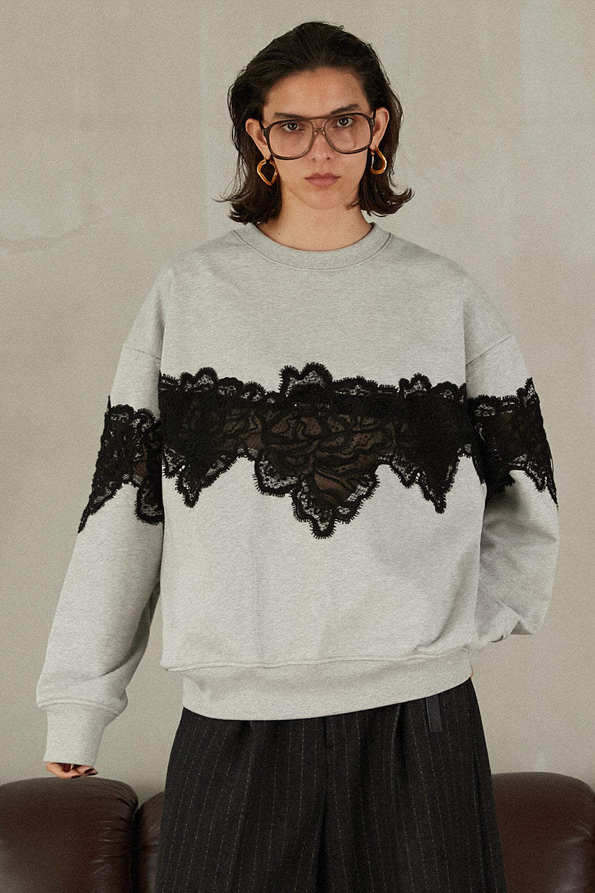 Lace Sweatshirt - 2025 WINTER