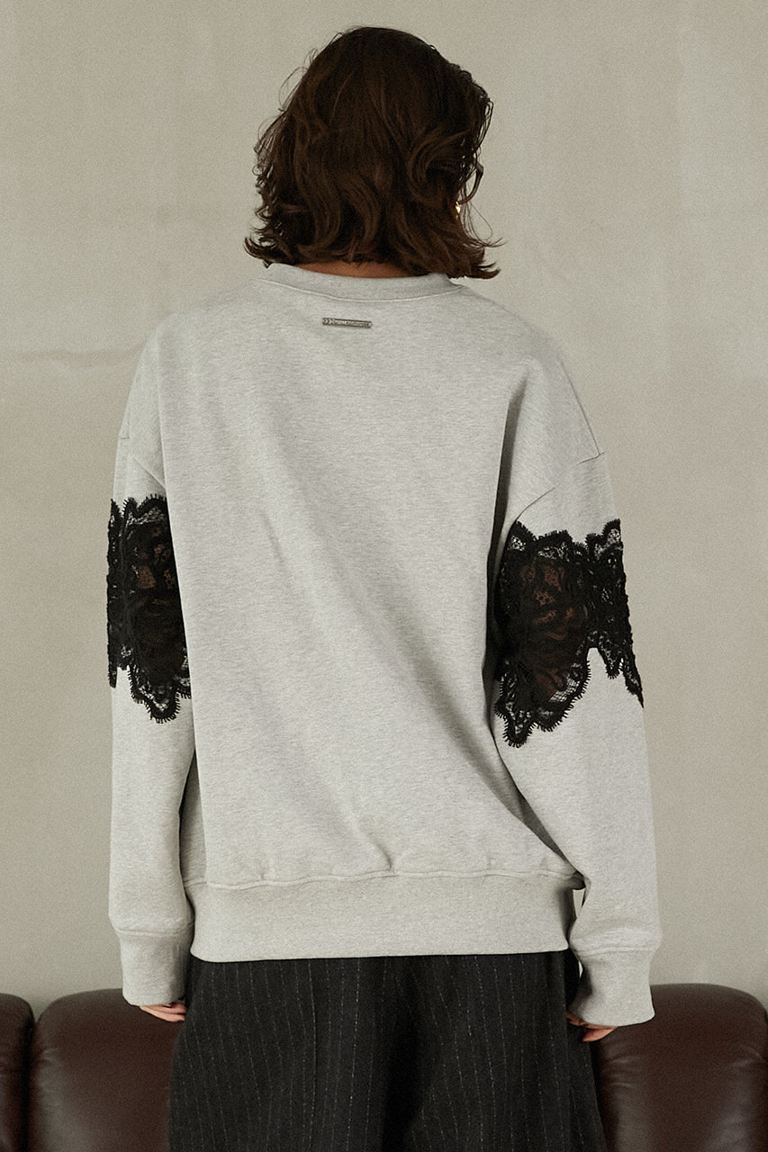 Lace Sweatshirt - 2025 WINTER
