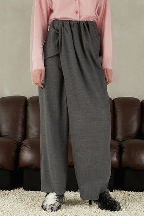 Waist Drape Pants - 2025 WINTER