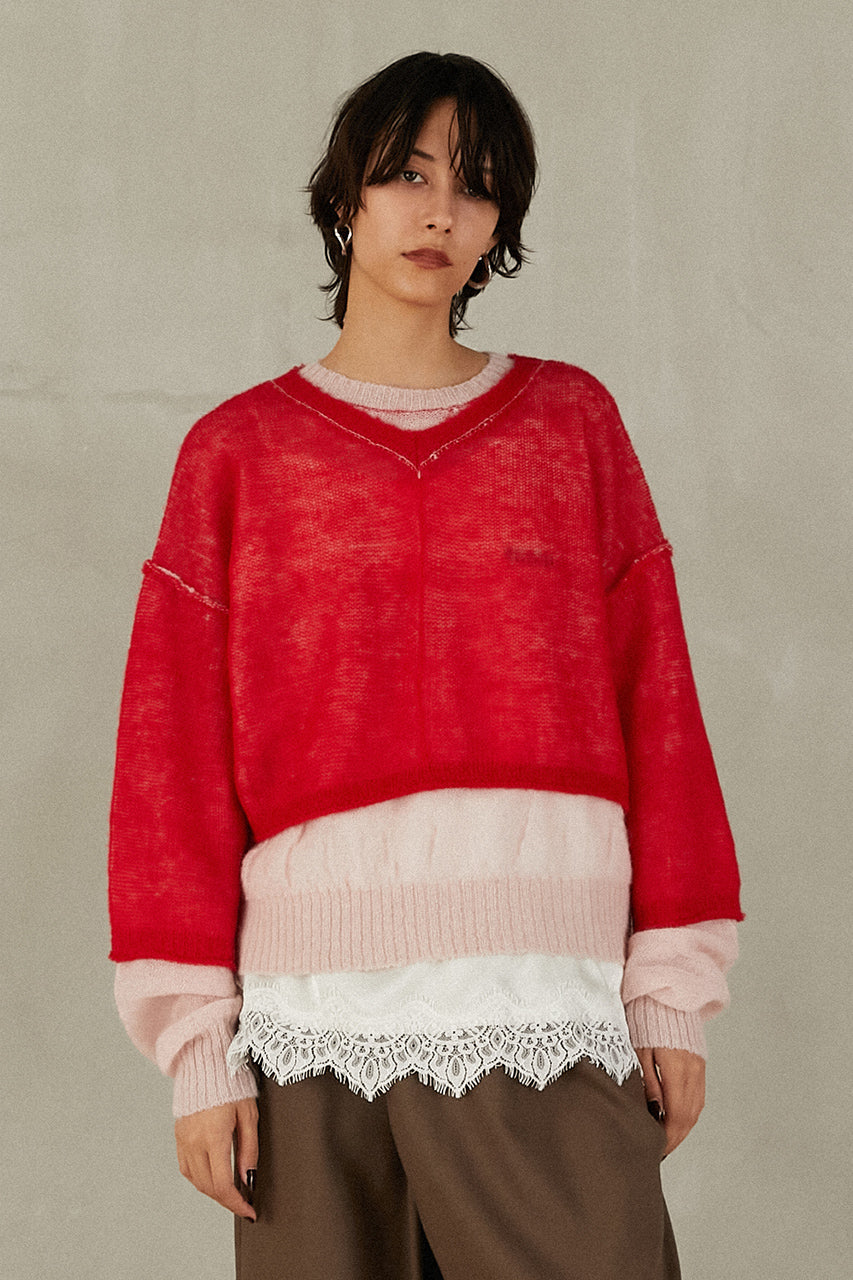 Reversible Mohair Knit - 2025 WINTER