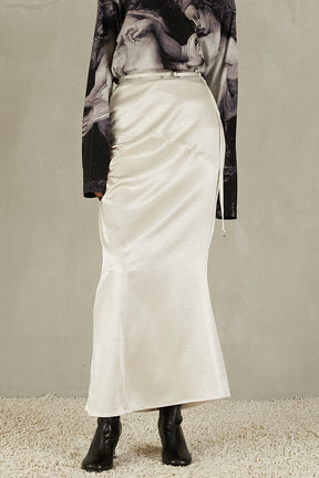 Satin Long Skirt - 2025 WINTER