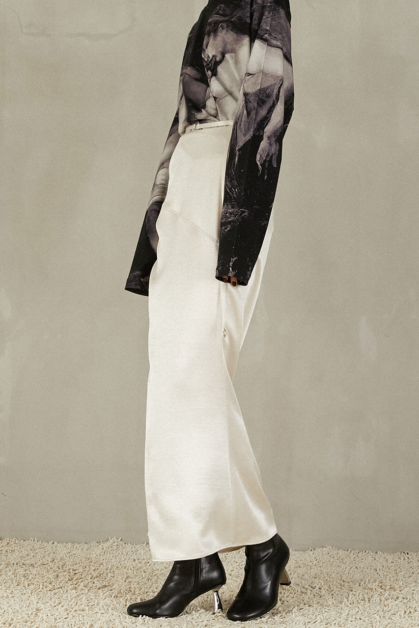 Satin Long Skirt - 2025 WINTER