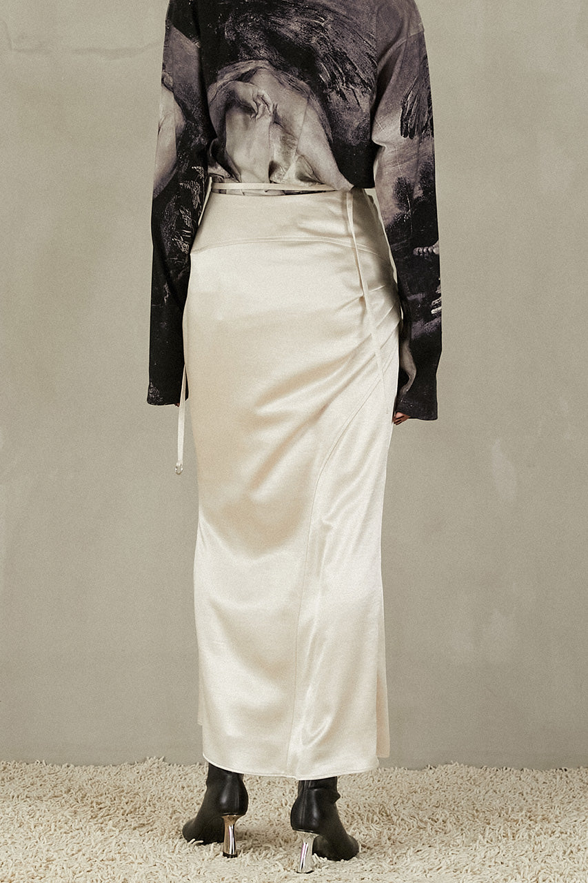 Satin Long Skirt - 2025 WINTER