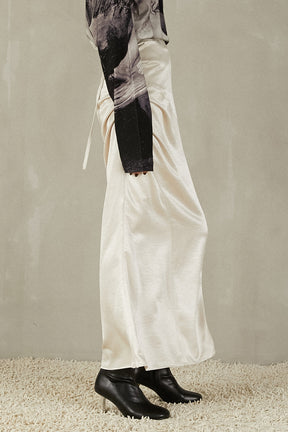 Satin Long Skirt - 2025 WINTER