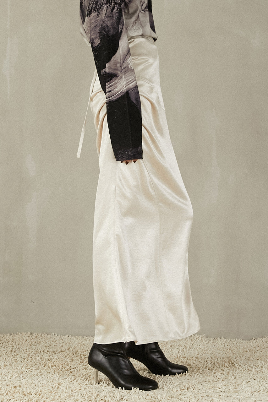 Satin Long Skirt - 2025 WINTER