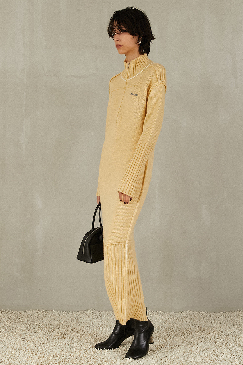 Front Zip Knit One-Piece - 2025 WINTER