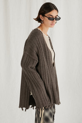 [24Autumn PRE ORDER] PLUNGE NECK KNIT