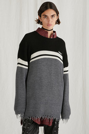 【24WINTER PRE ORDER】Border Over Knit