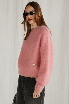 【24WINTER PRE ORDER】2Way Alpaca Shaggy Knit