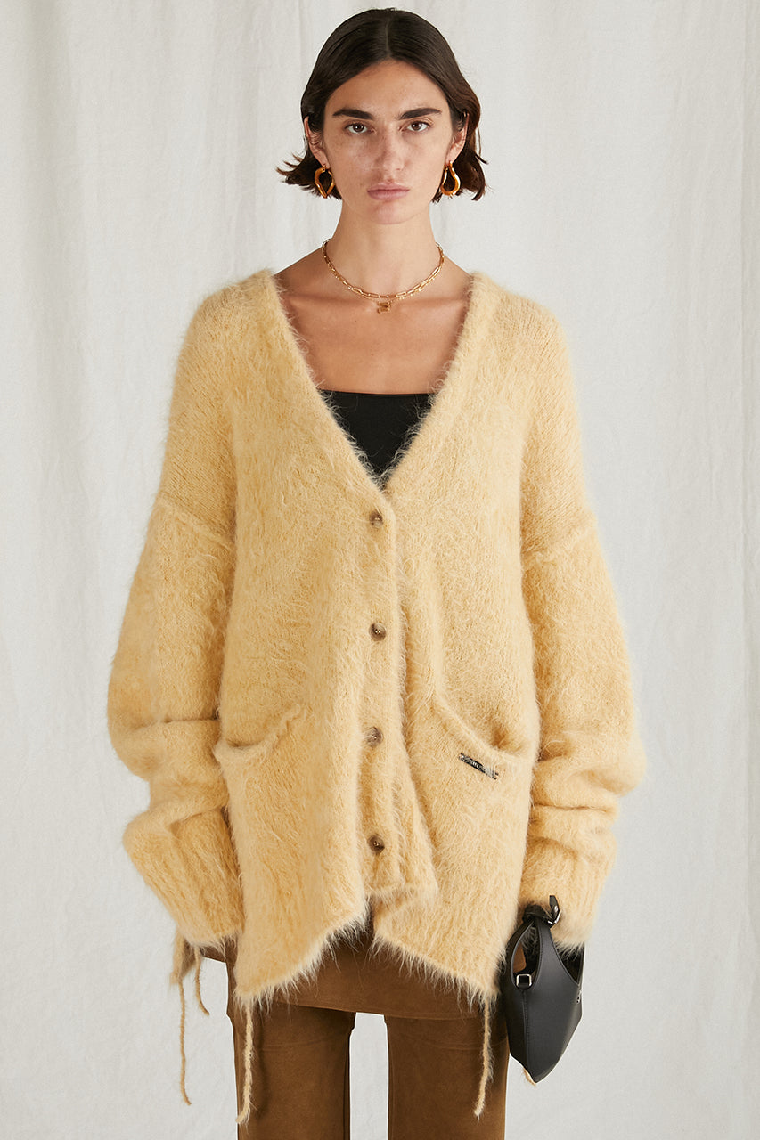 [24Autumn PRE ORDER] Alpaca Shaggy Cardigan