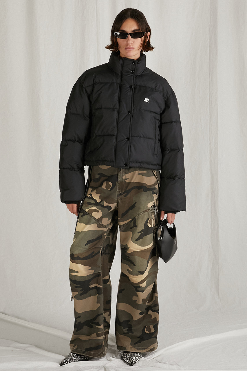 【24WINTER PRE ORDER】CAMO Zip Cargo Pants