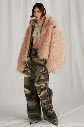 【24WINTER PRE ORDER】Fur Zip Blouson