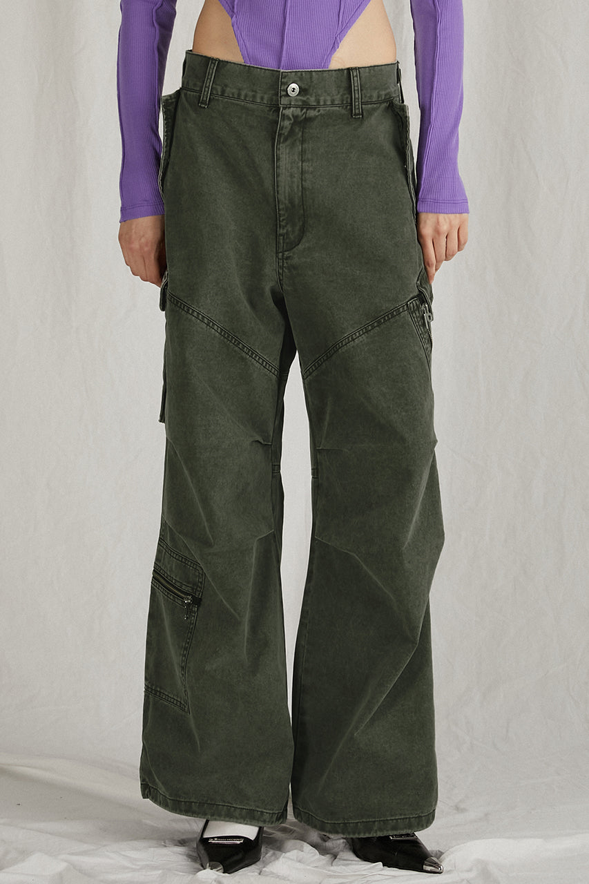 【24WINTER PRE ORDER】Zip Cargo Pants