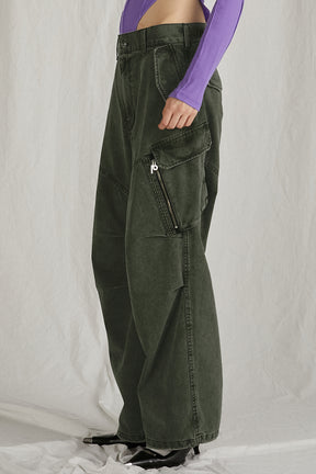 【24WINTER PRE ORDER】Zip Cargo Pants