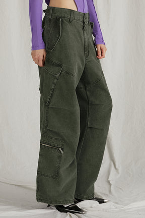 【24WINTER PRE ORDER】Zip Cargo Pants