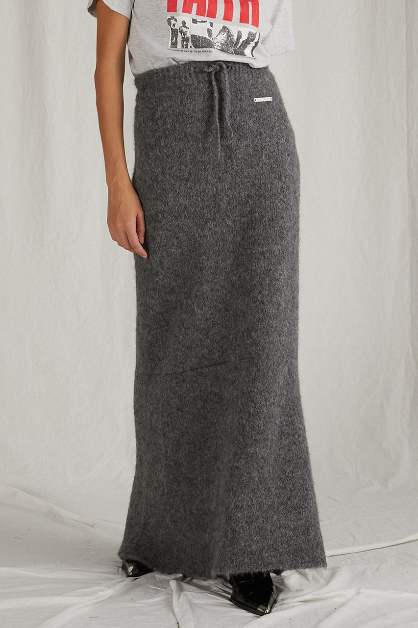 【24WINTER PRE ORDER】Alpaca Maxi Knit Skirt