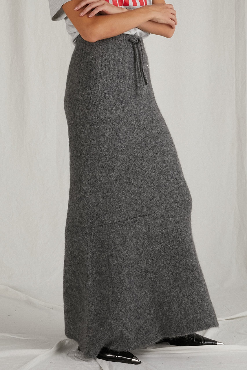 【24WINTER PRE ORDER】Alpaca Maxi Knit Skirt