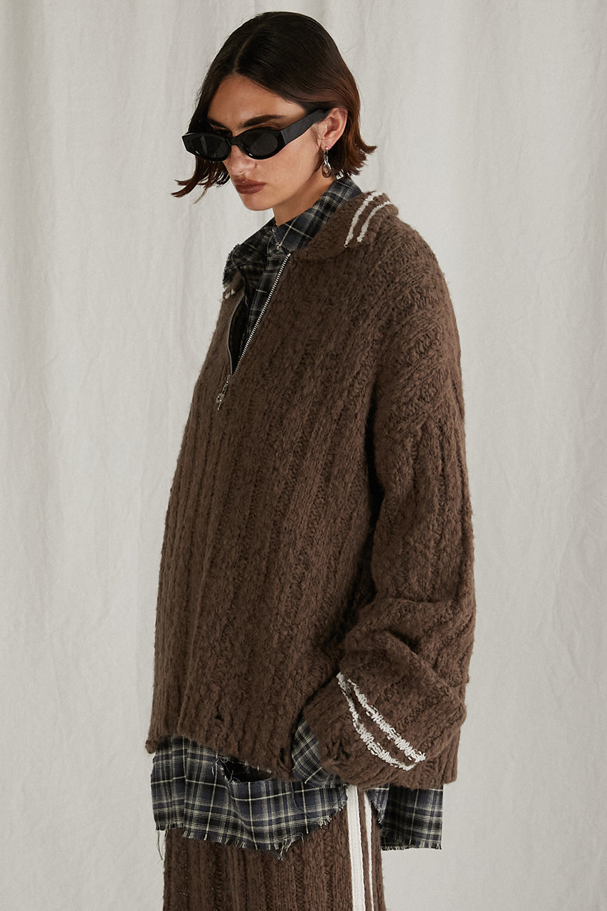 【24WINTER PRE ORDER】Polo Neck Knit