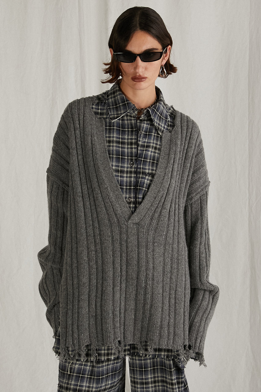 Plunge Neck Knit - SALE