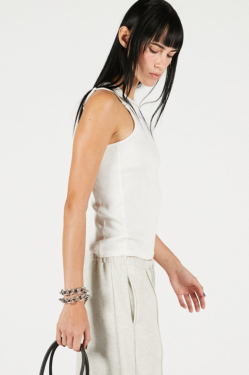 Front Logo Rib Tank Top - PRE ORDER