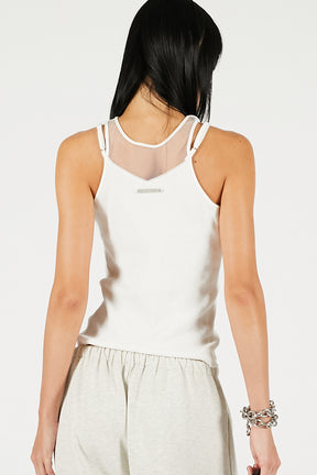 Front Logo Rib Tank Top - PRE ORDER