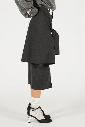 Layered Midi Skirt - 2025 WINTER