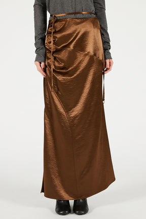Satin Long Skirt - 2025 WINTER