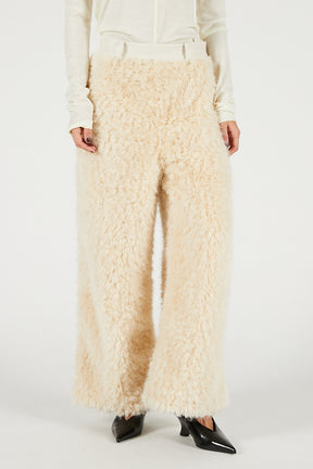 Synthetic Fur Pants - 2025 WINTER