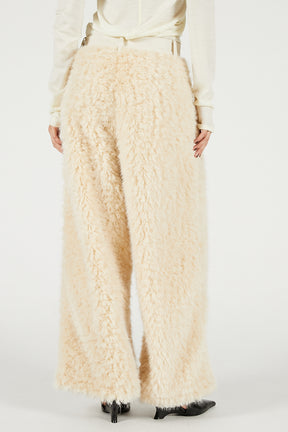 Synthetic Fur Pants - 2025 WINTER