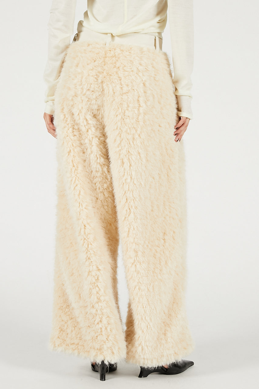 Synthetic Fur Pants - 2025 WINTER