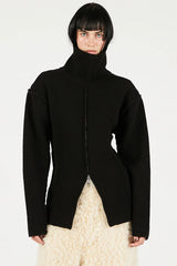 Faux Leather Padded Trucker Jacket - 2025 WINTER