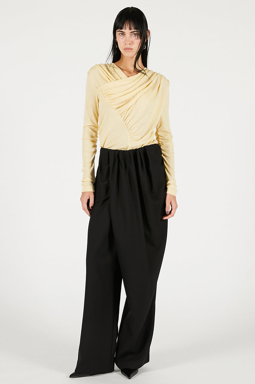 Drape Cross-Over Top - 2025 WINTER