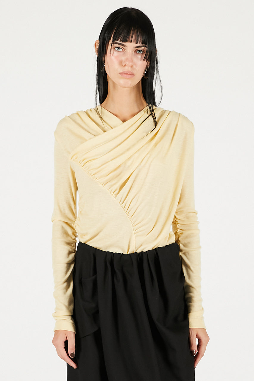 Drape Cross-Over Top - 2025 WINTER