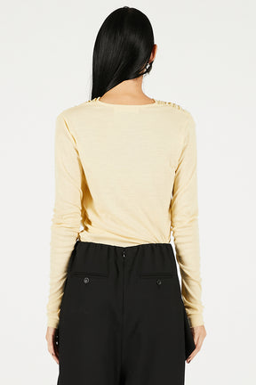 Drape Cross-Over Top - 2025 WINTER