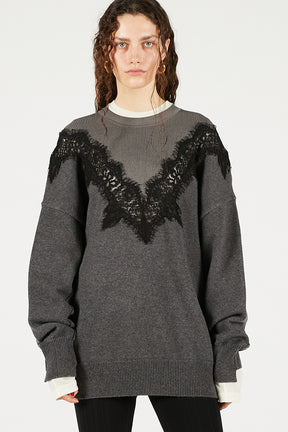 Lace-Line Over-Knit - 2025 WINTER