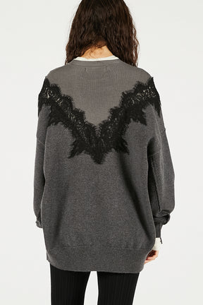 Lace-Line Over-Knit - 2025 WINTER