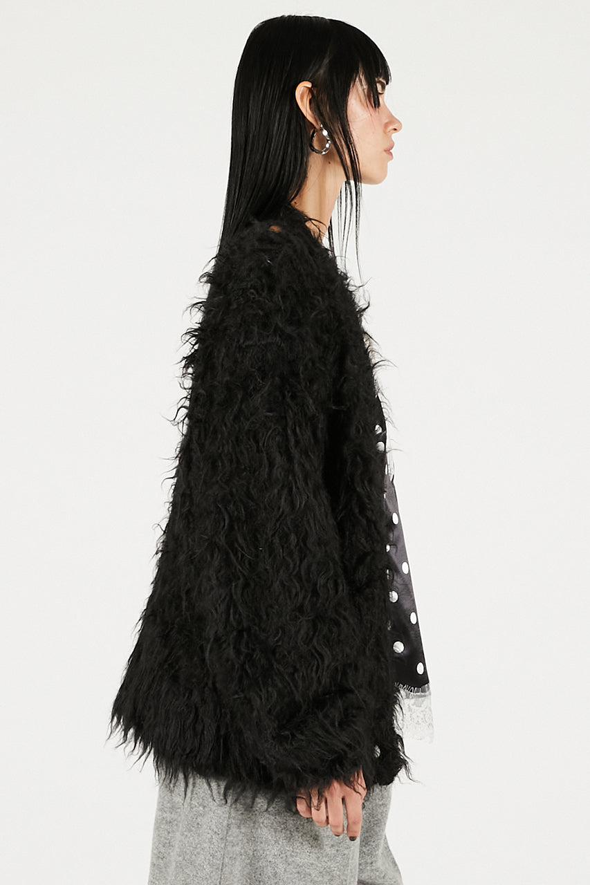 Shaggy Knit Cardigan - 2025 WINTER