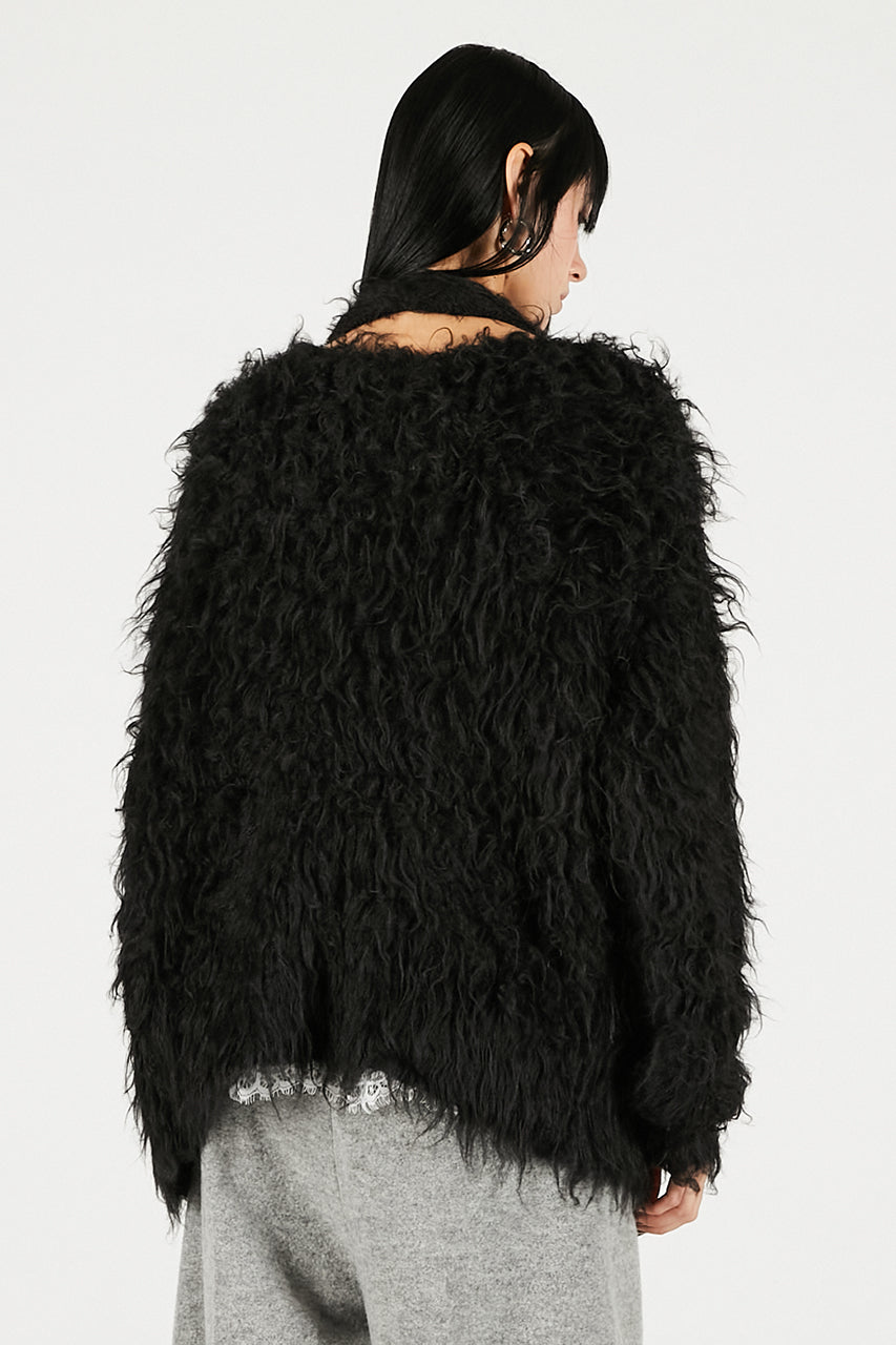 Shaggy Knit Cardigan - 2025 WINTER