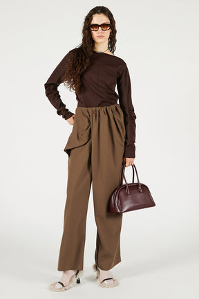 Wool Slouchy Sleeve Top - 2025 WINTER