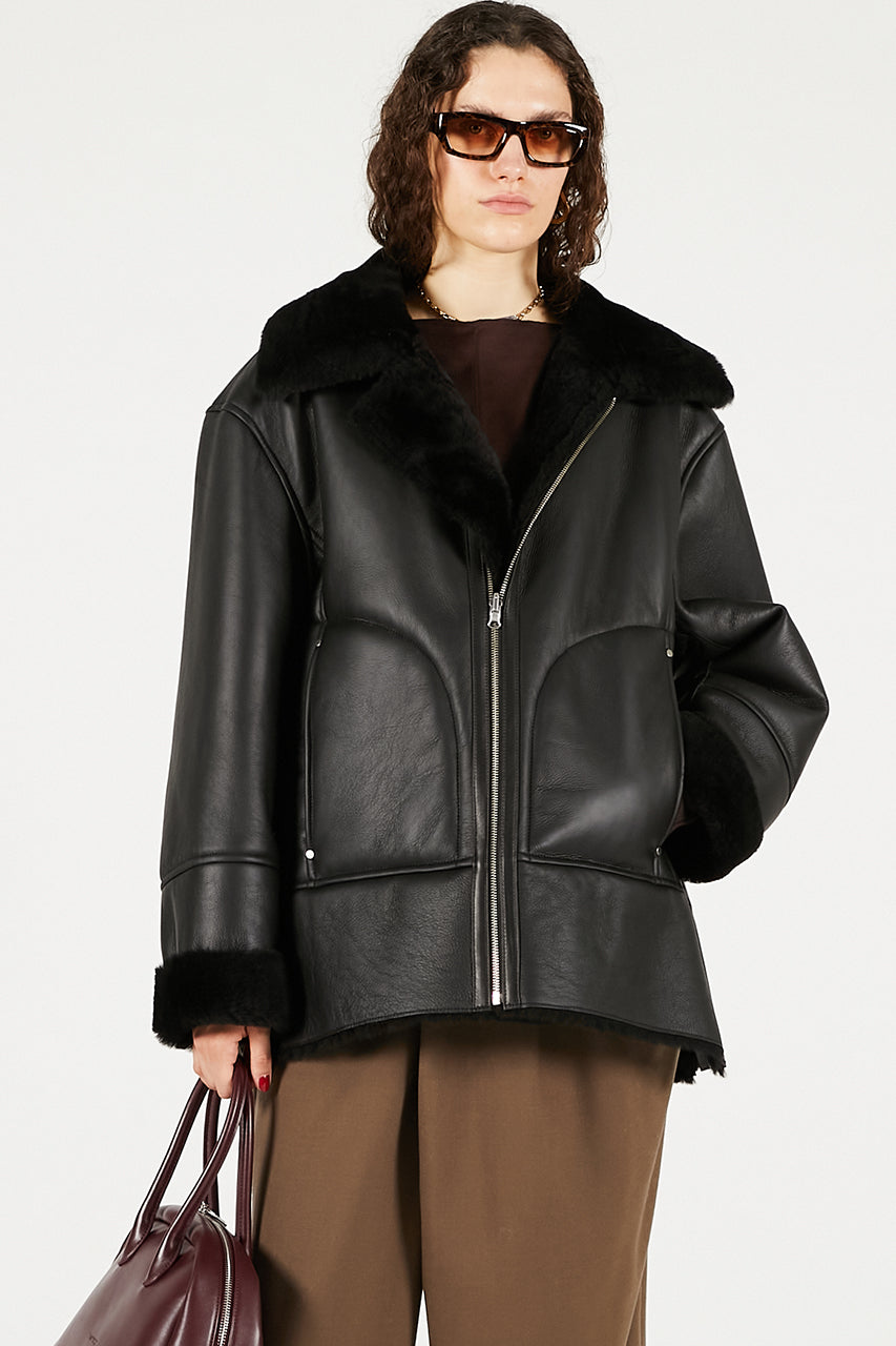 Reversible Mouton Coat - 2025 WINTER