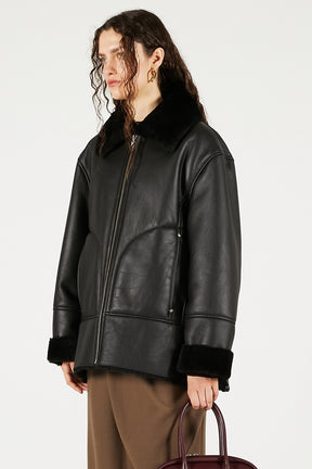 Reversible Mouton Coat - 2025 WINTER