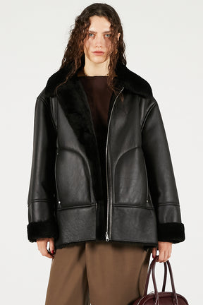 Reversible Mouton Coat - 2025 WINTER