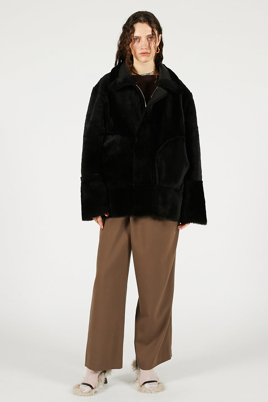 Reversible Mouton Coat - 2025 WINTER