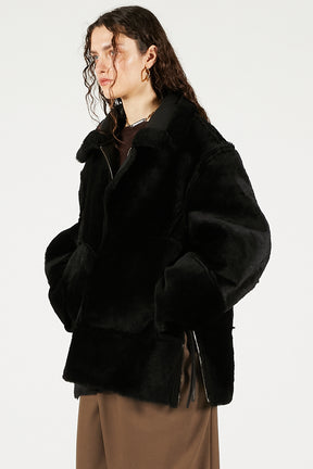 Reversible Mouton Coat - 2025 WINTER