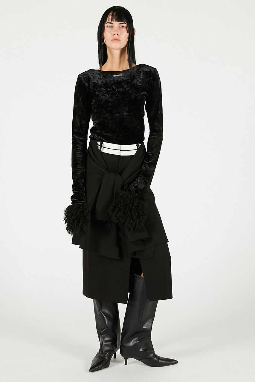Layered Midi Skirt - 2025 WINTER