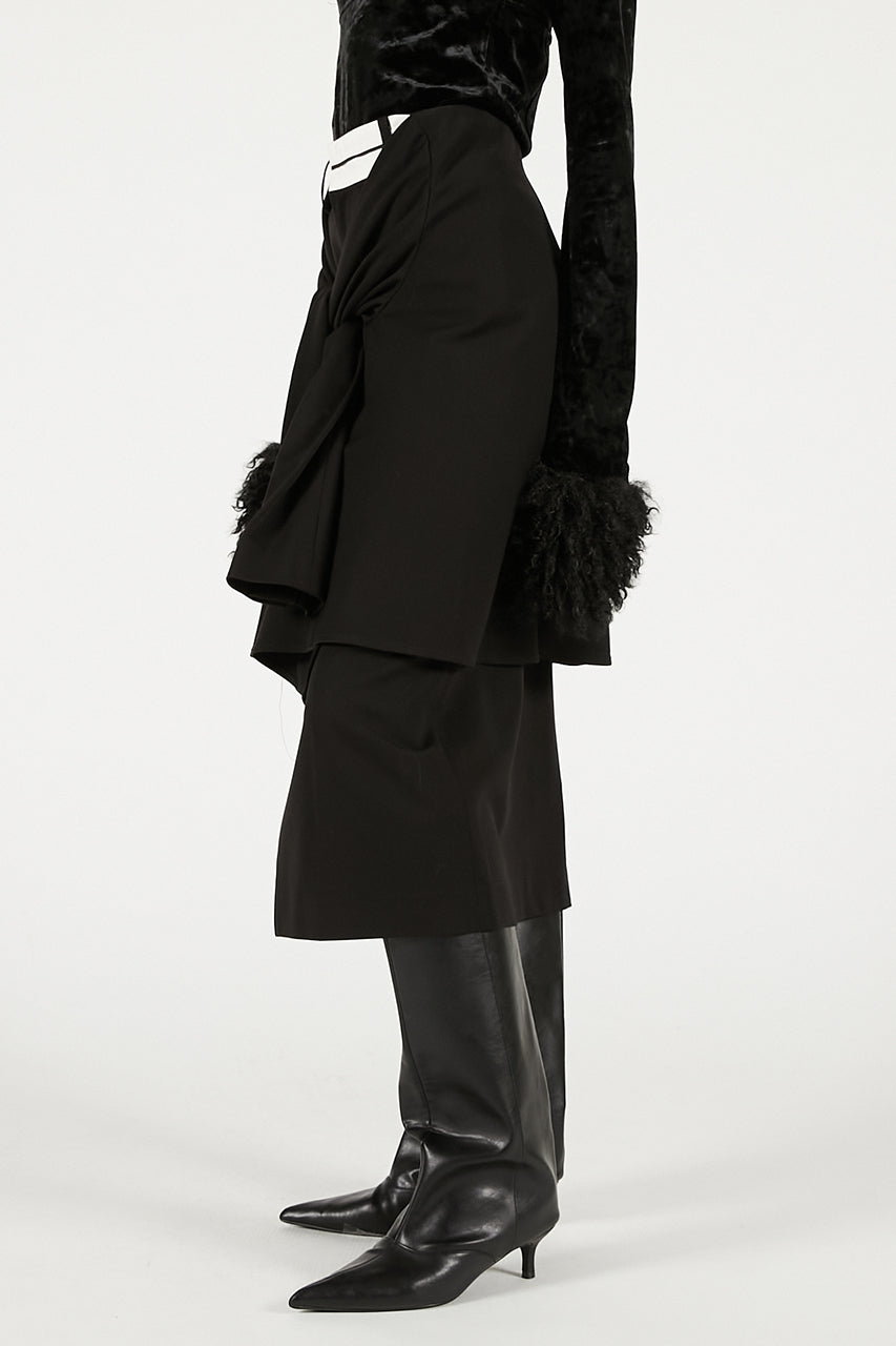 Layered Midi Skirt - 2025 WINTER